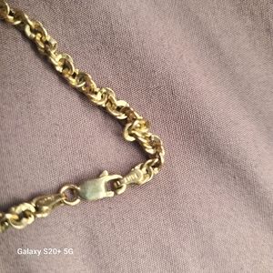 14k rope chain 18"